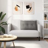  Jastuk za leđa Svijetlo siva 80 x 50 cm Kordura tekstil | Eponuda.ba