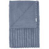 Catherine Lansfield Modra odeja iz mikropliša 130x170 cm Cosy Ribbed – | Shoptok.si