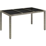  7-dijelni vrtni blagovaonski set sivi od poliratana | shoptok.hr