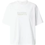 Samsøe Samsøe Pamučna majica boja: bijela