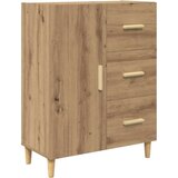 vidaXL Strani šal artisan hrast 34 x 69,5 x 90 cm Konstruiran les | Shoptok.si