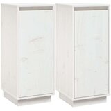  Komode 2 kom bijele 31 5 x 34 x 75 cm od masivne borovine | shoptok.hr