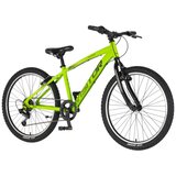 Visitor Bicikl junior 24 fox roll alu 24" tvrda alu 14" v-brake 7 brzina 132-155cm (xs) zeleni neon | Eponuda.com