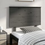  Uzglavlje za krevet sivo 104 x 6 x 82,5 cm od masivne borovine | shoptok.hr