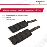Worqout Weights 0.5KG x 2 pc Ankle Weights for Men & Women - unisex | shoptok.hr