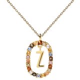 Ženska pd paola letter z zlatna ogrlica sa pozlatom 18k ( co01-285-u ) Cene