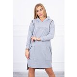 Kesi Dress with the inscription unlimited gray Cijene
