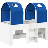  Krevet s Tunelom 4 pcs Bijela i plava Konstruirano drvo - Bijela i plava | shoptok.hr