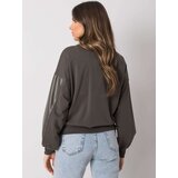 RUE PARIS Sweatshirt-RV-BL-7352.52-dark khaki | Shoptok.si