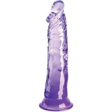 King Cock CLEAR - REALISTIC PENIS 19.7 CM PURPLE Cene