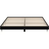  Okvir za krevet crni 200 x 200 cm konstruirano drvo | Eponuda.com