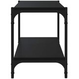 TV ormarić crni 80 x 33 x 41 cm od konstruiranog drva i čelika | shoptok.hr