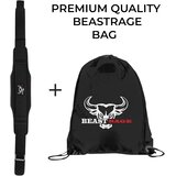 BEAST RAGE L Pas za dvigovanje uteži z neoprensko ledveno oporo | Shoptok.si