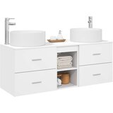  Set namještaja za kupaonicu 3 kom. Bijela 49,5 x 44,5 x 65,5 cm | shoptok.hr