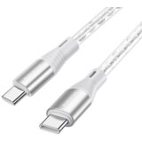  Kabal BOROFONE BX96 Ice crystal silicone charging data cable1m, 2,4A, iPhone/lightning gray Cijene