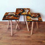 Hanah home set klub stočića 3Shp127, 3 komada, Žuta | ePonuda.com