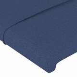  LED uzglavlje plavo 93 x 16 x 118/128 cm od tkanine | shoptok.hr