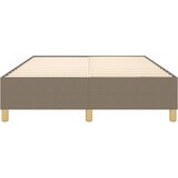  Okvir za krevet s oprugom smeđesivi 140 x 190 cm od tkanine | Eponuda.com