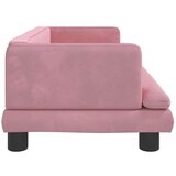 vidaXL Krevet za pse ružičasti 80 x 45 x 30 cm baršunasti | shoptok.hr
