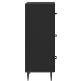  Ormar s ladicama Crna 33 x 34 5 x 89 5 cm Konstruirano drvo - Crna | shoptok.hr