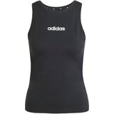 Adidas Top 'Essentials Linear' črna / bela Cene