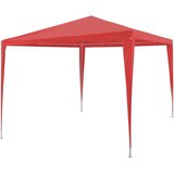 Šator za svadbe - šator za zabave Crvena 300 x 300 x 255 cm PE i čelik | shoptok.hr