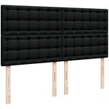  Krevet s oprugama i madracem crni 180x200 cm od tkanine | shoptok.hr