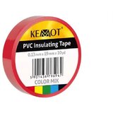 Kemot Izolirni trak , PVC, 0,13 mm x 19 mm x 10 m, rdeč Cene