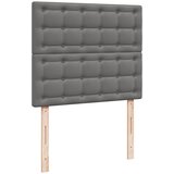  Krevet s oprugama i madracem LED sivi 120x190 cm umjetna koža | shoptok.hr