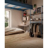 Karup Design Zakonska postelja iz masivnega bora s prostorom za shranjevanje z letvenim dnom 140x200 cm v naravni barvi Basement Bed – | Shoptok.si