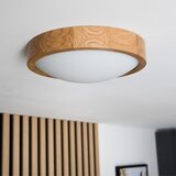  plafonsko svetlo oak slim 1xE27/60W/230V, hrast, prečnik 27 cm | Eponuda.com