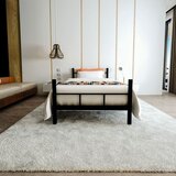 Hanah home Gentle - 100 x 200 Black Single Bedstead