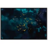  Slika - Sky Before the Storm (1 Part) Wide 60x40 U crnom drvenom okviru | shoptok.hr