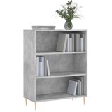  Regal za knjige boja betona 69,5x32,5x90 cm konstruirano drvo | Eponuda.ba