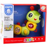 Interaktivna senzorna zvečka i grickalica s rotacijom 360° - gusjenica | shoptok.hr