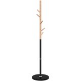  Stalak za kapute crni 172 cm od željeza obloženog prahom | shoptok.hr