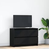 vidaXL TV omarica črna 80x35x54 cm inženirski les | Shoptok.si