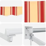 Ručna zlačivna tenda s LED diodama Šareni 4 x 2 m | shoptok.hr