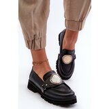 Zazoo 3485 Women's Moccasins with Golden Decoration Natural Leather | shoptok.hr