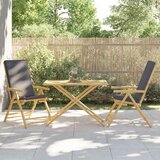  Sklopivi vrtni stol 115 x 55 x 75 cm od bambusa | shoptok.hr