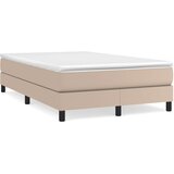  Okvir za krevet s oprugom boja cappuccina 120x200 cm umjetna koža | Eponuda.com
