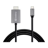 Sandberg Povezovalni kabel, USB-C na HDMI, 2 m, črn