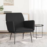 vidaXL Fotelja crna 62 x 79 x 79 cm baršunasta | shoptok.hr