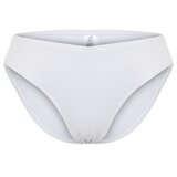 Trendyol White Textured Bikini Bottoms Cene