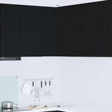 Zidni kuhinjski ormarić Crna 57 x 57 x 80 cm Konstruirano drvo  Zidni kuhinjski ormarić Crna 57 x 57 x 80 cm Konstruirano drvo Slike