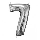 Amscan Balon srebrni br.7 43x66cm 3196101 | Eponuda.ba