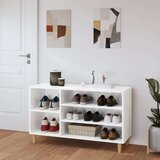 Ormarić Omarica za čevlje visok sijaj bela 102x36x60 cm inženirski les, (20709742) | Shoptok.si