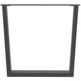  Noge za blagovaonski stol V-oblika 3 kom antracit 90 x (72-73,3) cm čelik | shoptok.hr