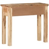 vidaXL Konzolna mizica 90,5x30x75 cm trden akacijev in predelan les | Shoptok.si