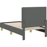  Okvir kreveta za malu djecu s naslonom Tamno siva 70 x 140 cm | Eponuda.com